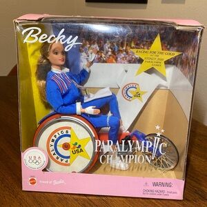 Becky Paralympic Champion Doll - Blue and White